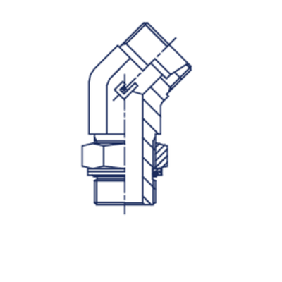 Штуцер FRG45 DL10 14x1.5 (корпус)