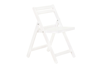 Стул складной (белый лак)