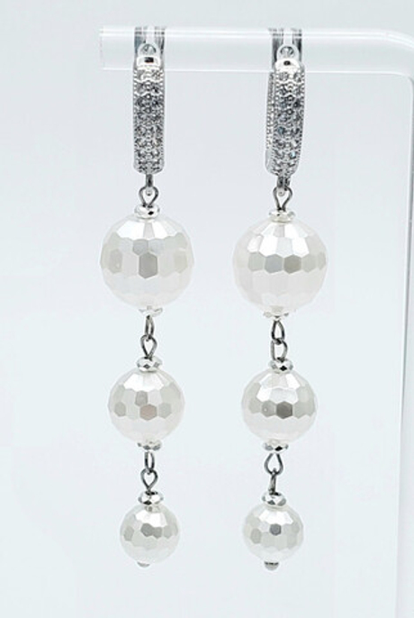 91001931 Серьги Selena Pearls