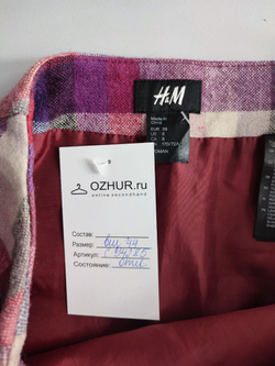 Юбка H&M в клетку 44 размер