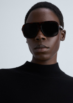 Трикотажное платье с воротником perkins