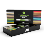 Набор Акриловых маркеров с кистью AK SPECIAL BOX PLAYMARKERS 34 штуки