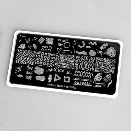 Swanky Stamping Пластина для стемпинга 065