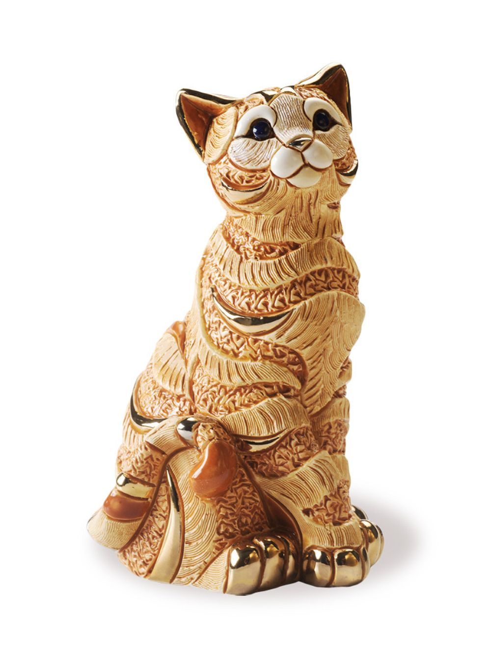 De Rosa Rinconada Статуэтка Полосатая Рыжая Кошка Wild Life Collection