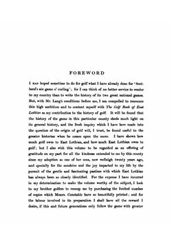 The Golf-Book of East Lothian | Kerr John