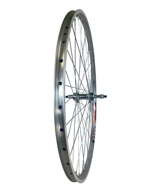 Колесо заднее 28-29" TRIX двойной обод серый сталь трещотка гайки