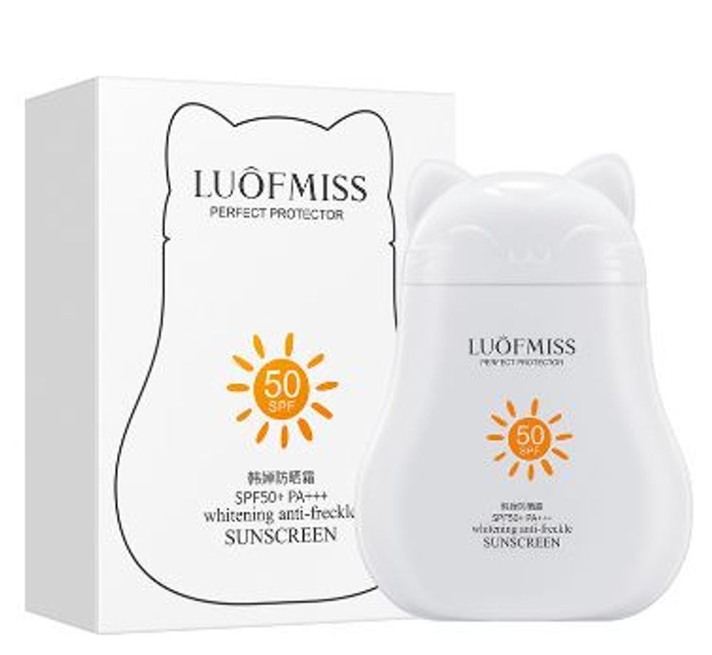LUOFMISS Крем солнцезащитный SPF 50, скидка