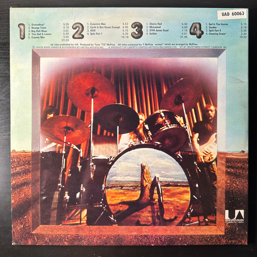 Groundhogs ‎– Groundhogs Best 1969-72 2LP (Англия 1974г.)