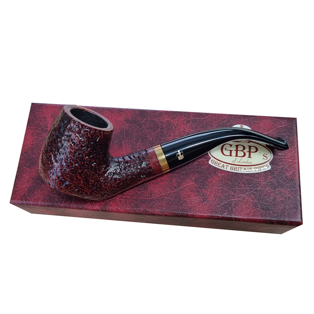 Трубка "GBP's" Tyne Brown Sandblast №02 (Адаптер 9мм, Охладитель)
