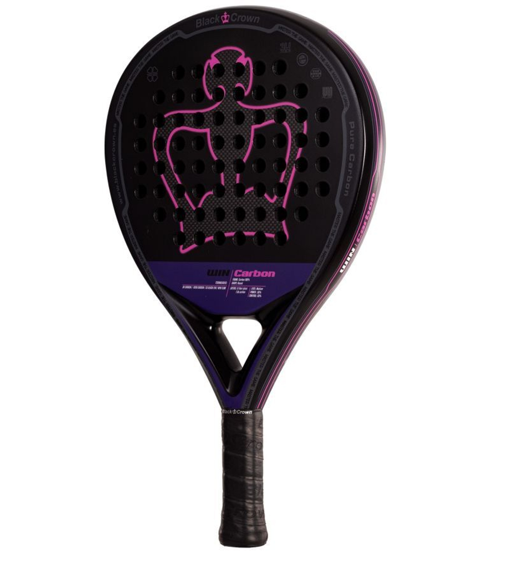 Ракетка для падел тенниса Black Crown Win Carbon