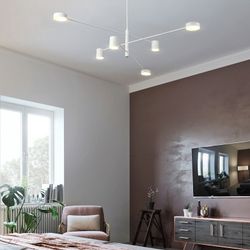 Люстра Motvikt Black 6 By Imperiumloft