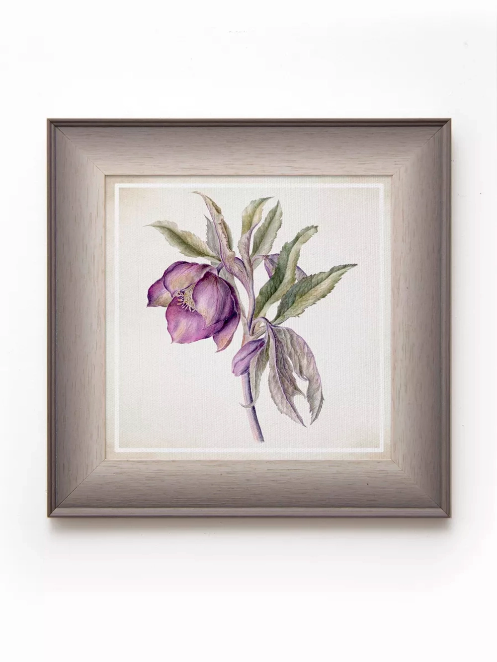 Картина на стену на холсте "Весенний прованс" 27*27 см