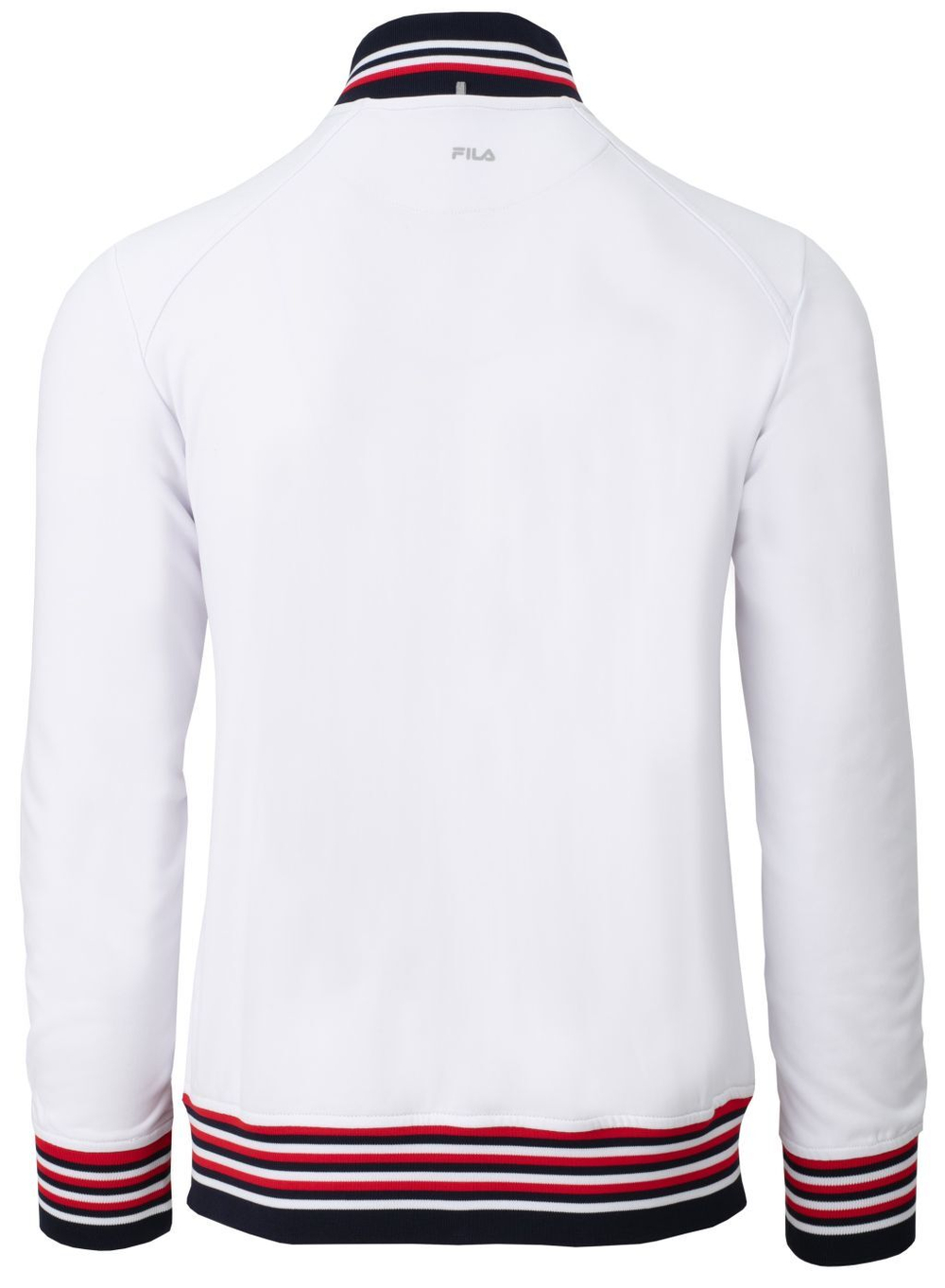 Мужская теннисная кофта Fila Jacket Bruce - white/navy comb