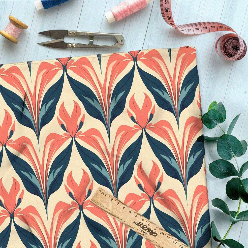 Ткань премиум шелк искусственный Армани волшебный свет