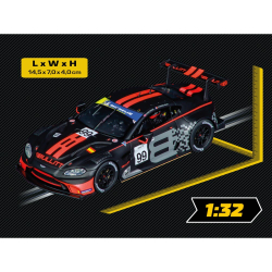 Carrera DIGITAL 132 / Aston-Martin Vantage GT3 "Bullitt Racing, No.99" /32023