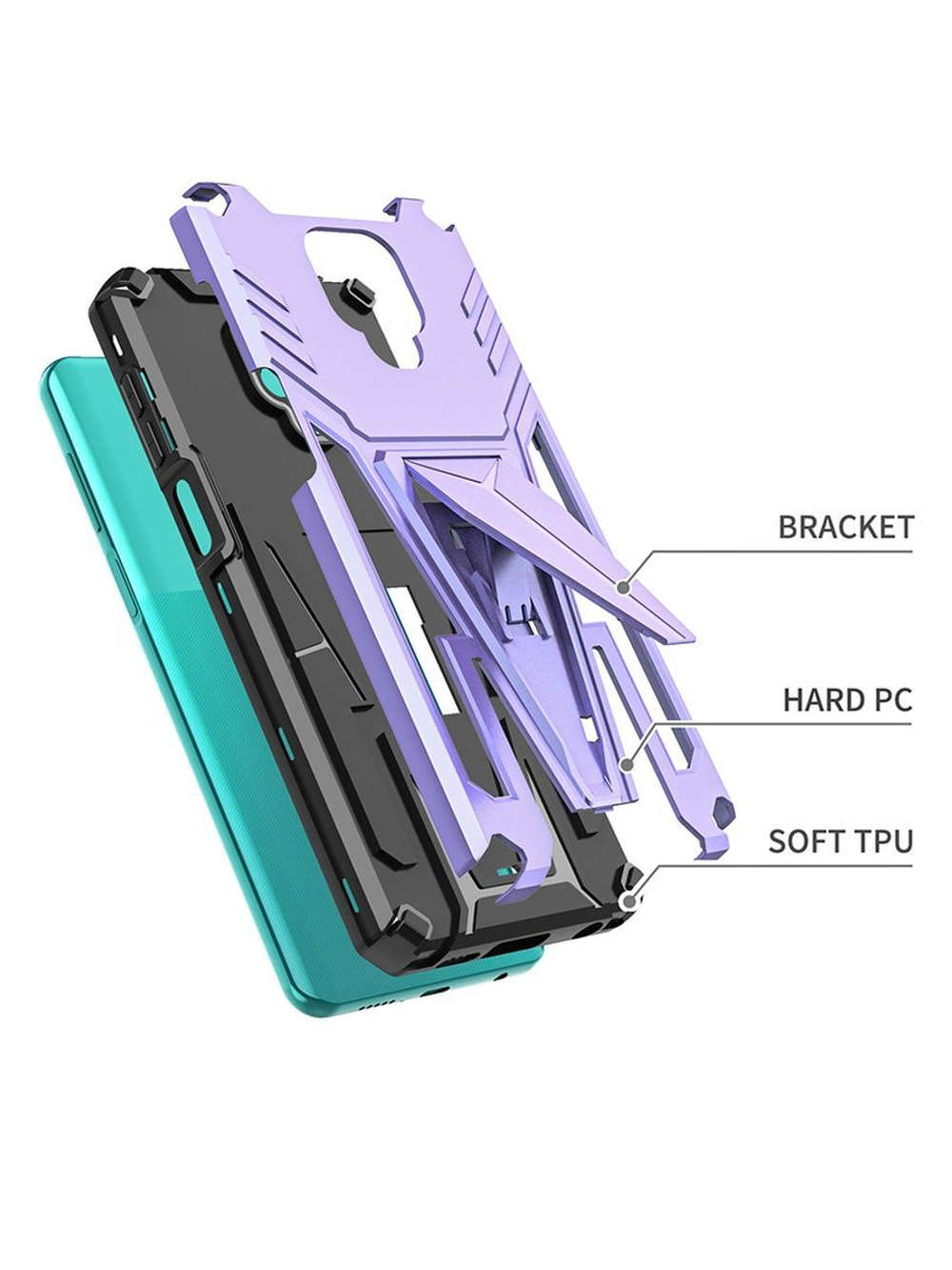Чехол Rack Case для Xiaomi Redmi Note 9 Pro / 9 Pro Max / Note 9S