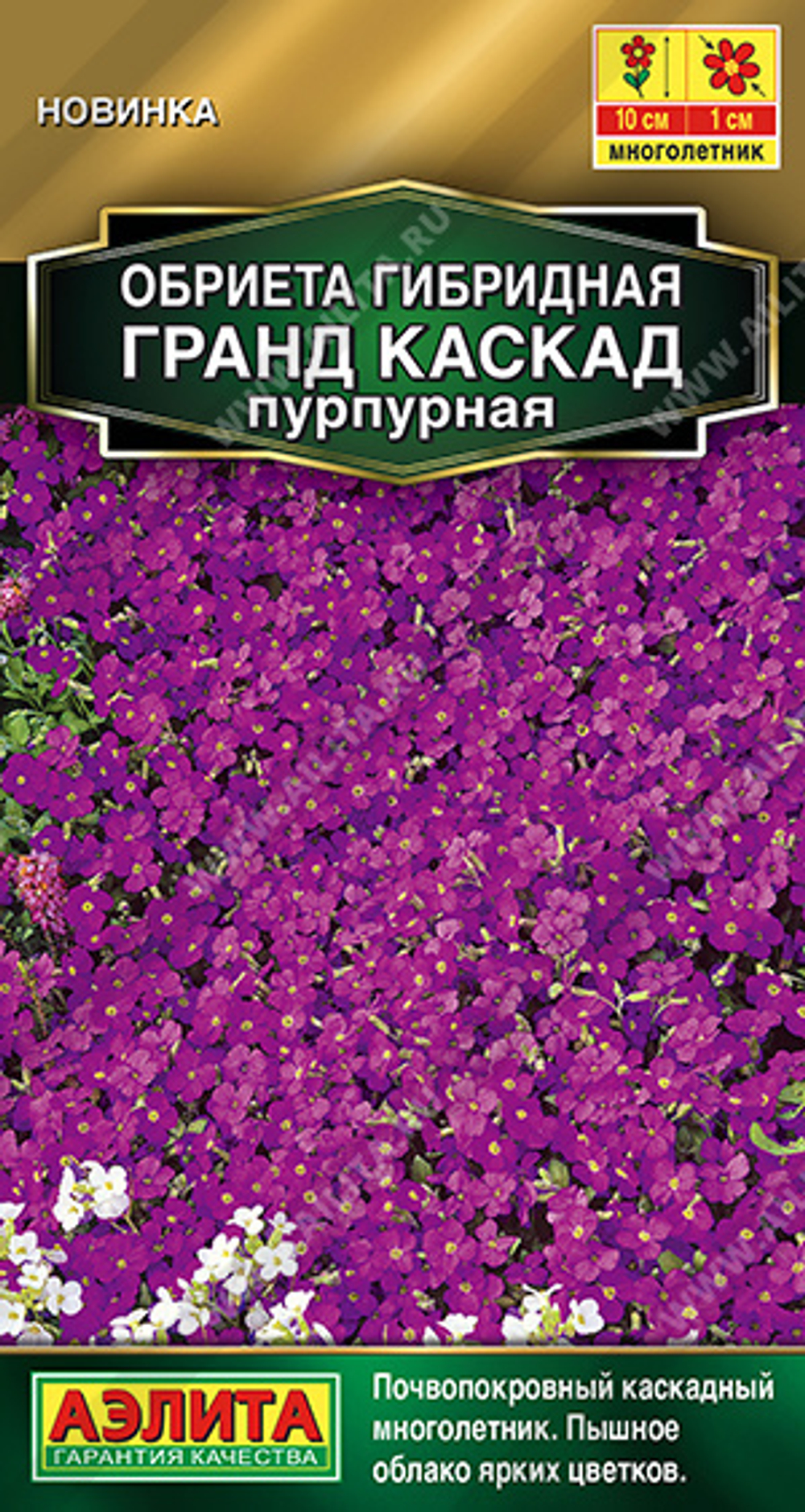 Обриета Гранд каскад пурпурная 0,05гр Аэлита
