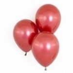 Шар (12"/30 см) Reflex, Зеркальный блеск, Красный (915), хром 50 шт.