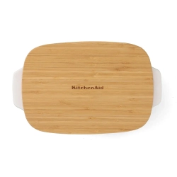 KitchenAid Керамическое блюдо 40x25x8,8 см + фисташковая крышка