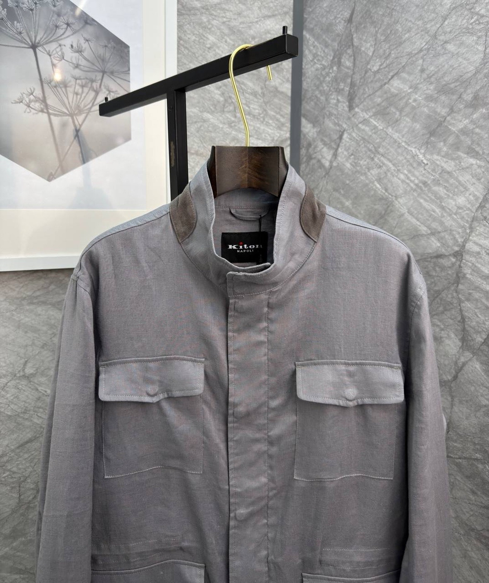 Льняная ветровка Kiton