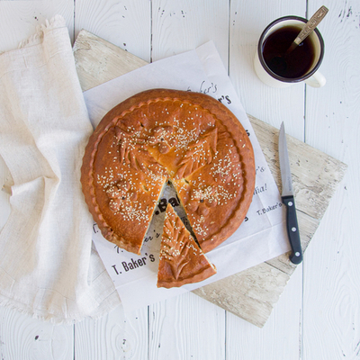 Пирог с мясом и картофелем