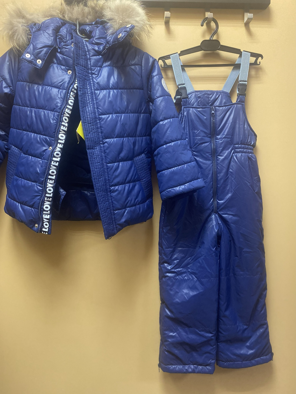 Костюм зимний "Слава-1" синий цвет, размер на рост 110,116 см