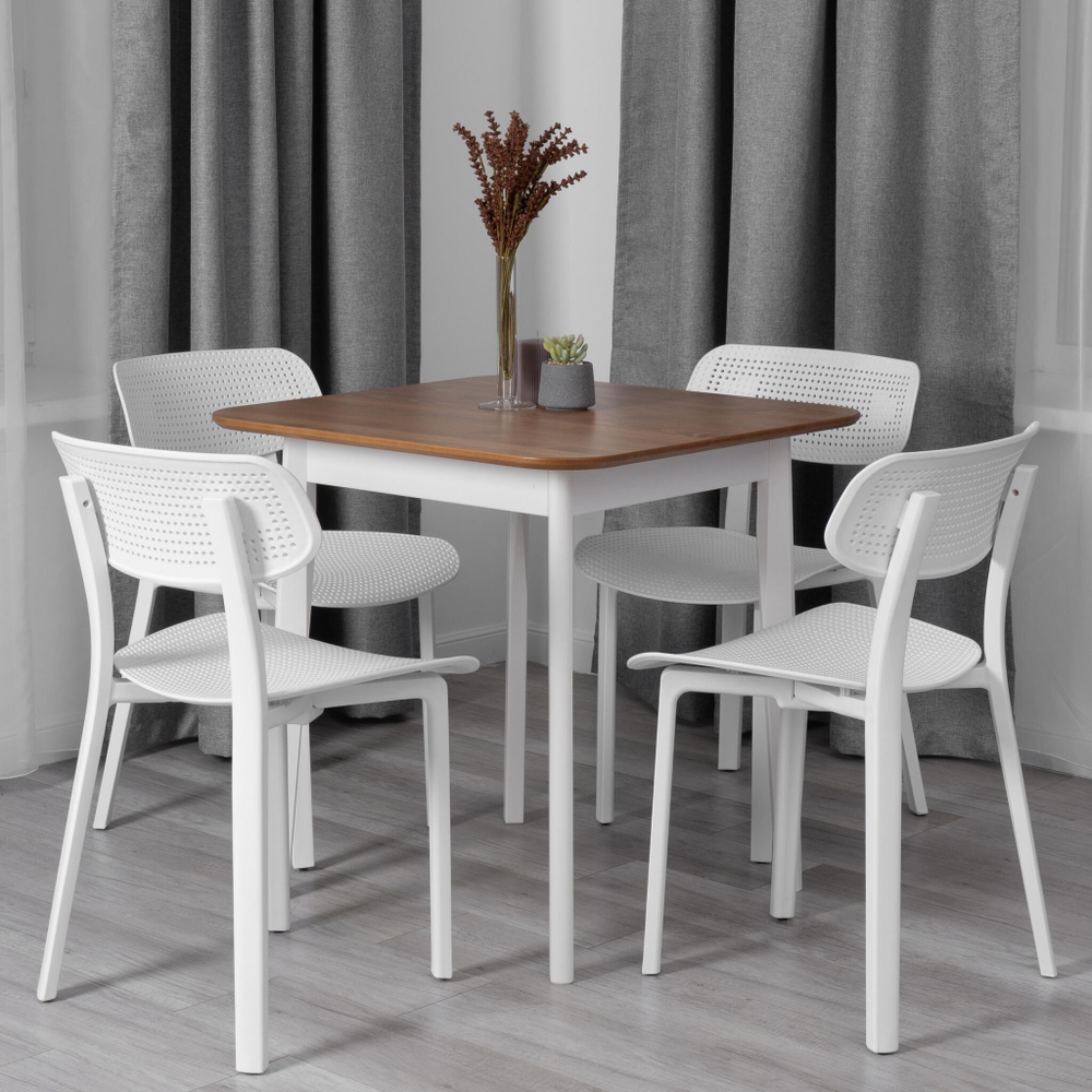 Стул JOLLY (mod. XRB-096-B2)  пластик, белый (white), 46 х 50,5 х 78 см