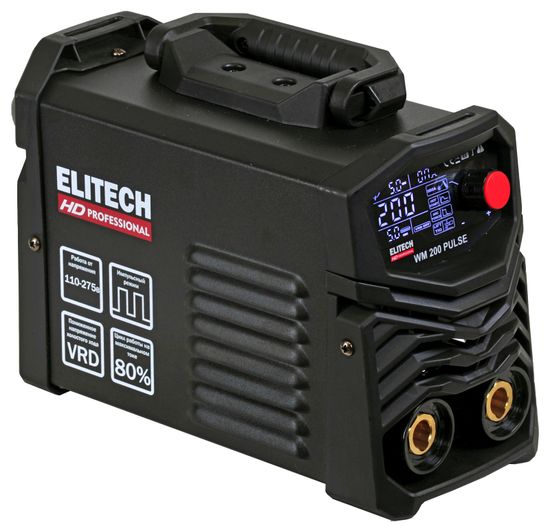 Сварочный инвертор "ELITECH" HD WM 200 PULSE 204466