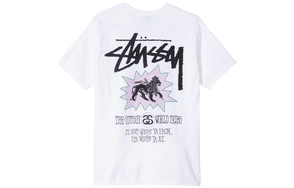Футболки Stussy Lion Tribe Tee T, 1904606