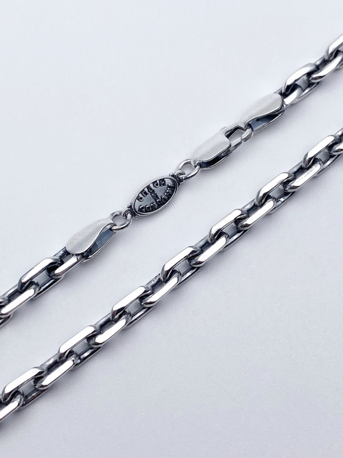 Цепь из серебра/Якорь/Чернение/Со вставкой спаси и сохрани