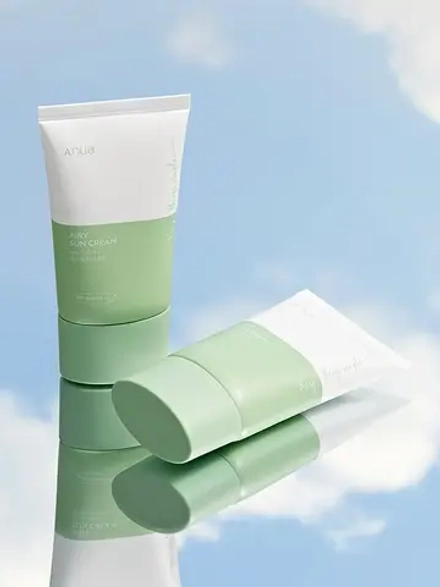 Anua Лёгкий минеральный солнцезащитный крем с экстрактом хауттюйнии SPF50 Airy Sun Сream 50 мл