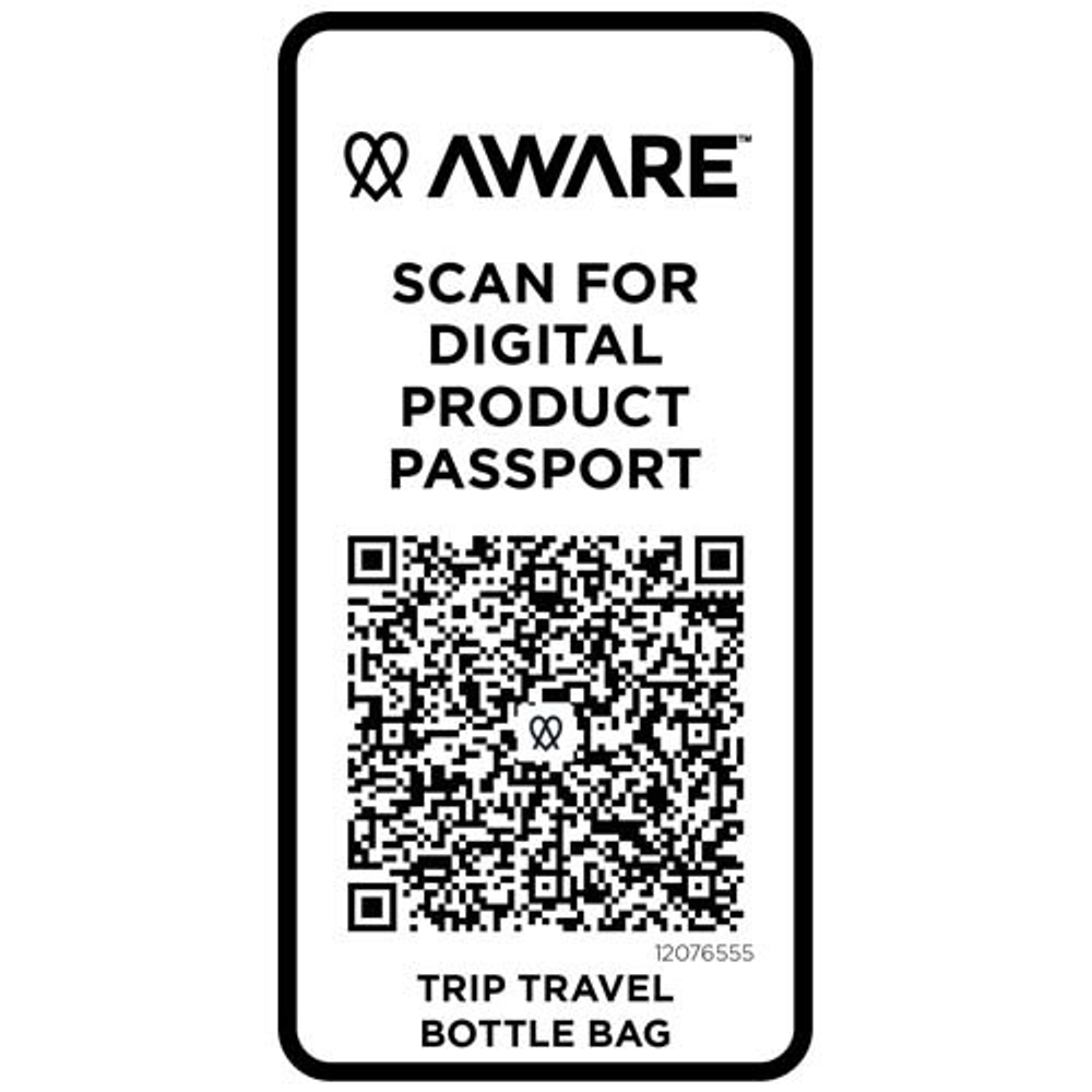 Trip Aware™ дорожная сумка для бутылок из переработанного материала объемом 2 л