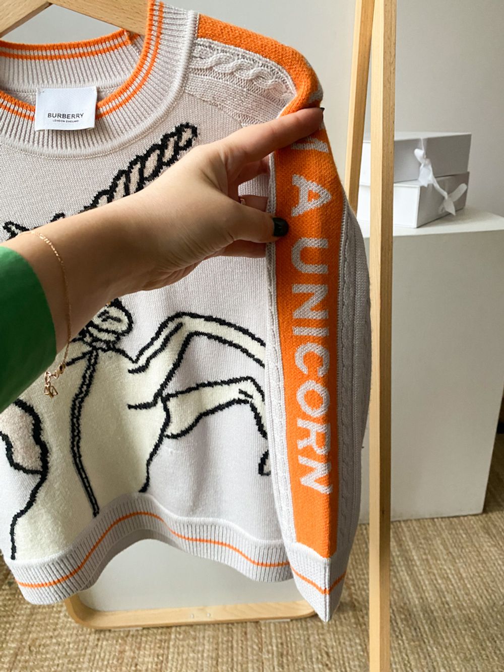 Шерстяной джемпер Burberry, 116