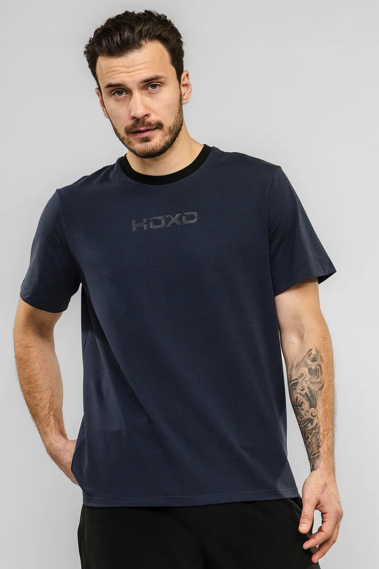 Футболка "НОХО" мужская, цвет "Полярная ночь"