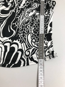 Топ Femme с черно-белым принтом 40 размер