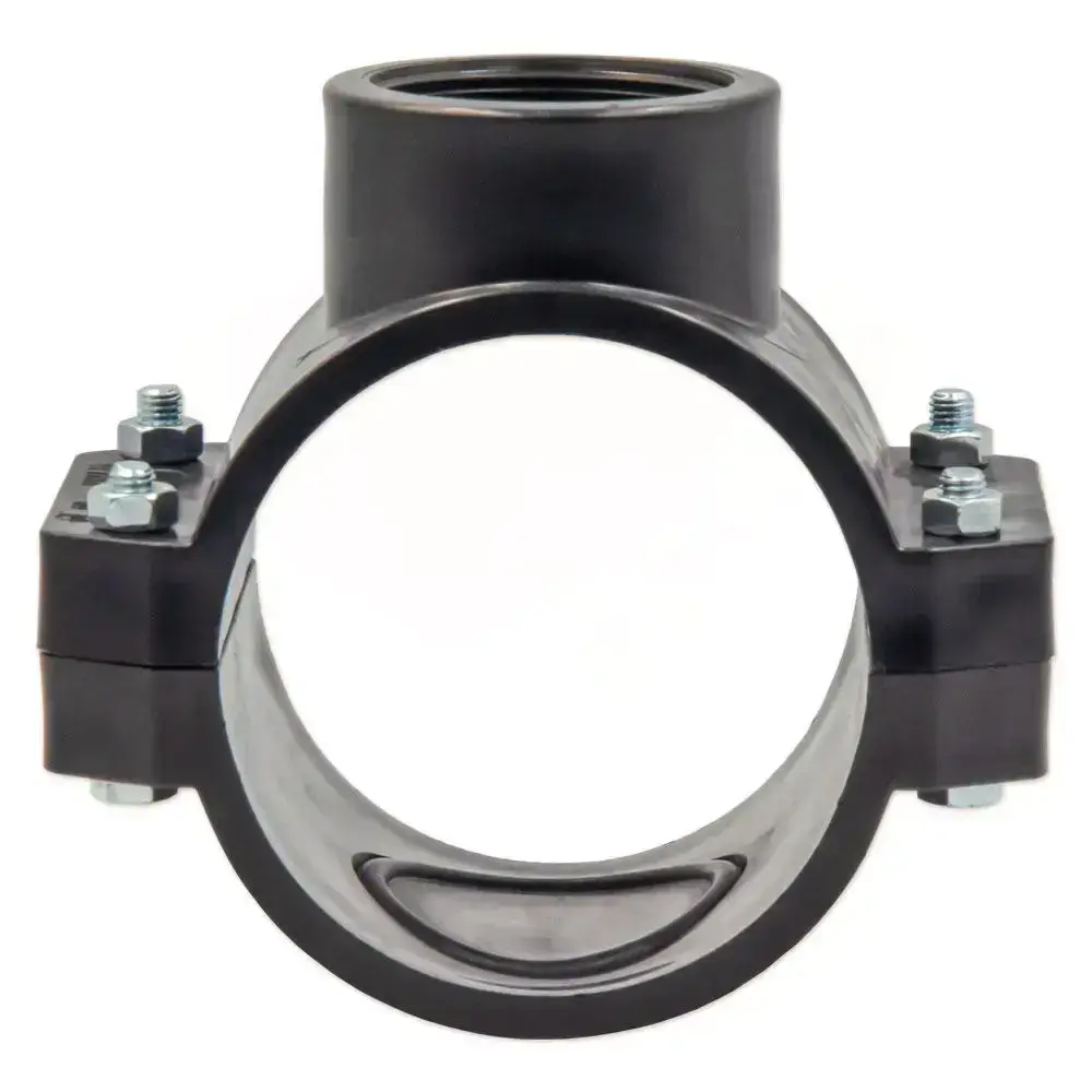 Хомут седловой для ПЭ трубы 63х2" ВР