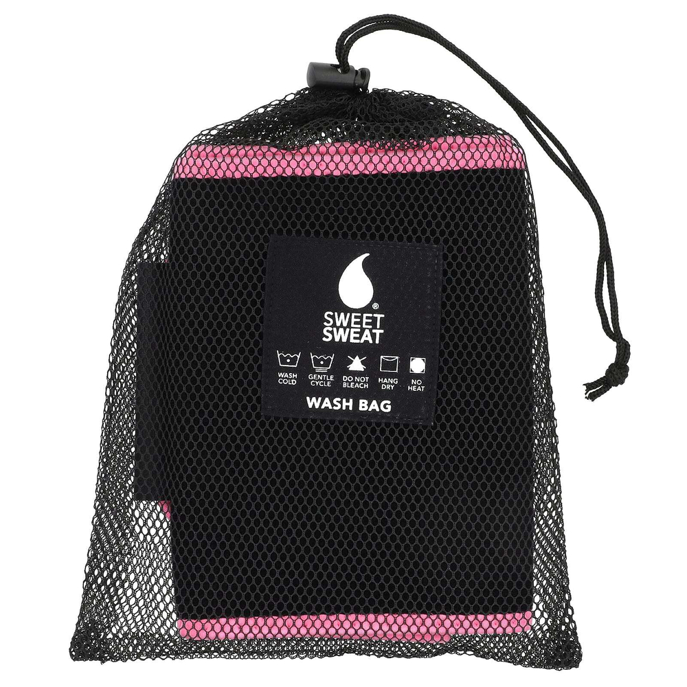 Sports Research, Sweet Sweat, пояс для похудения, маленький, черный и розовый, 1 шт.