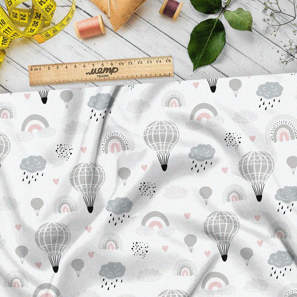 Ткань блэкаут парашютики