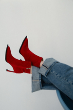 Ботильоны ANRY RED SUEDE