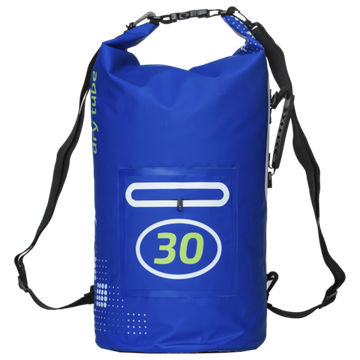 Гермомешок 30 литров синий с лямкой  и карманом Marlin Dry Tube 30 L