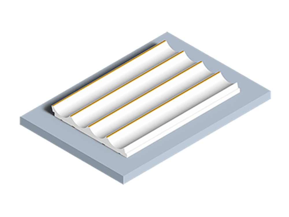 Стеновая панель HiWood декорированная, 270x12 см