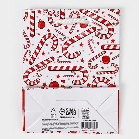 Пакет ламинированный вертикальный «Зимняя история», S 12 × 15 × 5,5 см    7697927