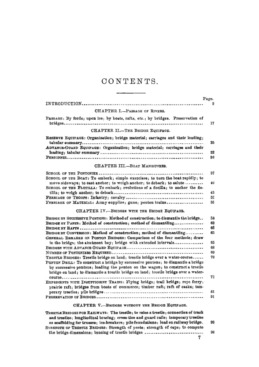Organization of the bridge equipage of the United States Army with directions for the construction of military bridges | J.C. Duane
