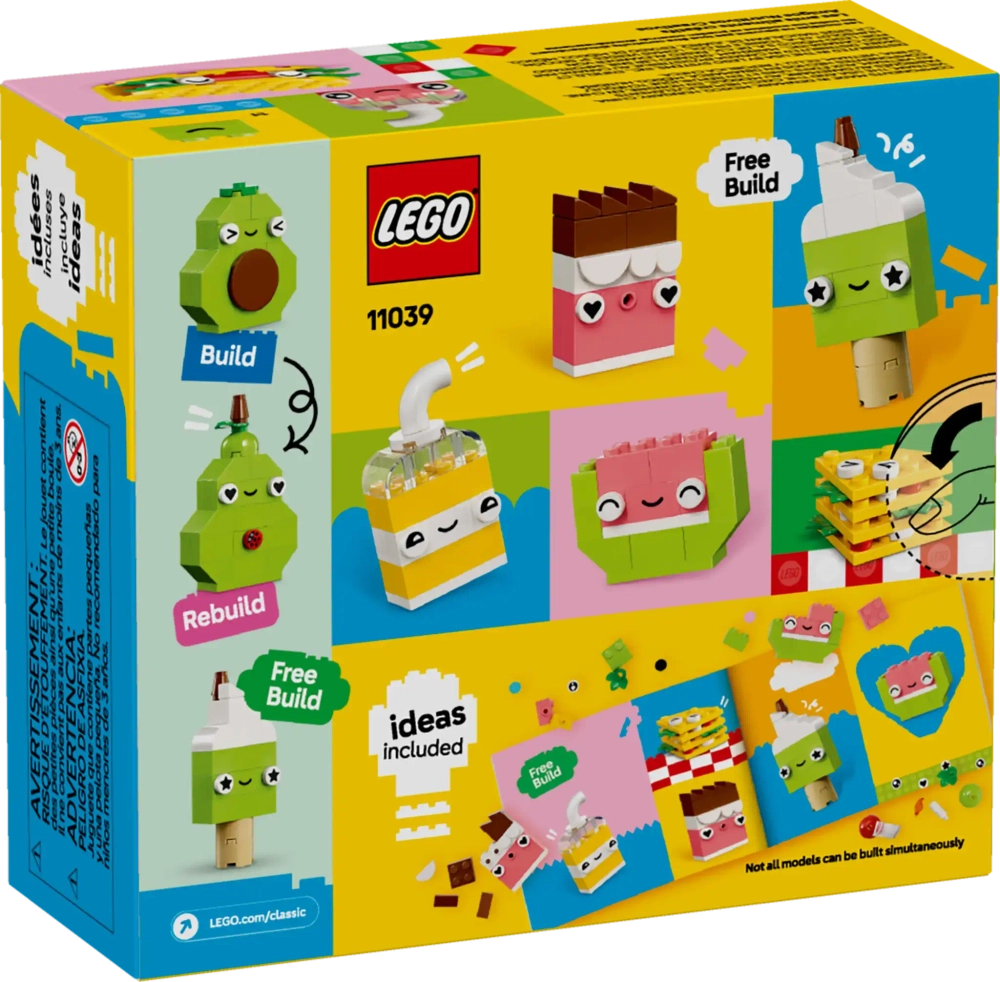 Конструктор LEGO Classic 11039 Креативные друзья по еде