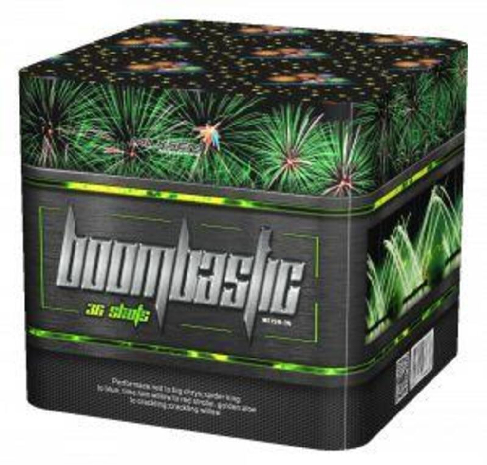 Батарея салютов "BOOMBASLIC"  36 залпов * 1.5"