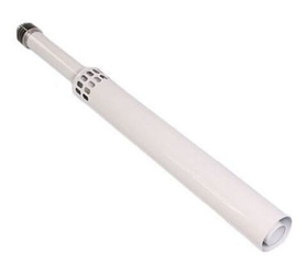 Коаксиальная труба с наконечником 60/100 длина 1100 мм,  с антиобледенением, Baxi KHG71413611-