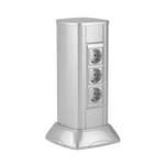 Миниколонна алюминиевая 0,35 м, цвет светло-серебристый металлик