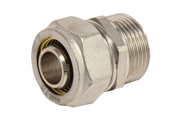 Муфта обжимная I-TECH НР 16*1/2&quot; для металлопластиковых труб 16647
