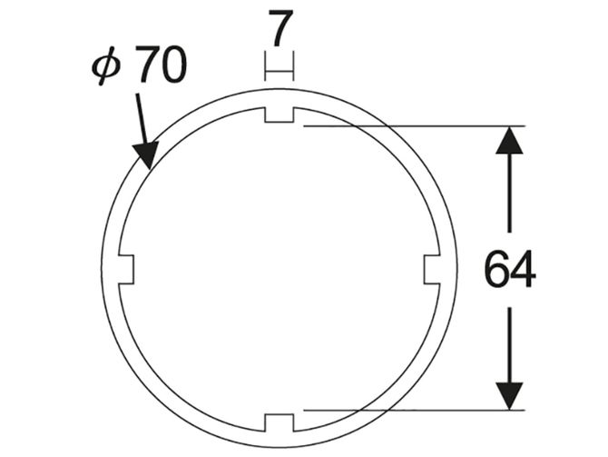 JTC (JTC-4192) Головка для гаек муфты передней главной оси трансмиссии 3/4" 64мм (SCANIA)