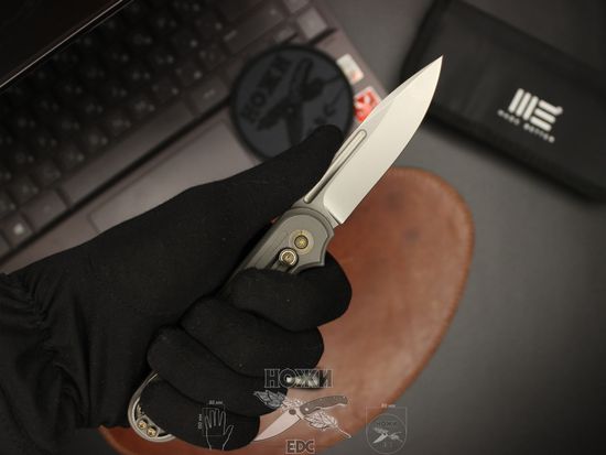 Складной нож WE Knife Double Helix 815F c клинком из стали CPM-S35VN, рукоять титан